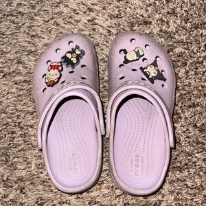 Kids purple crocs size c13